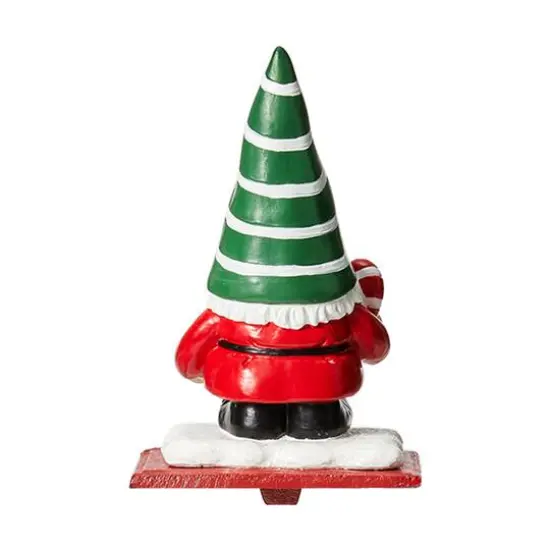 Glitzhome&reg; 7" Gnomes Stocking Holder Set {8}