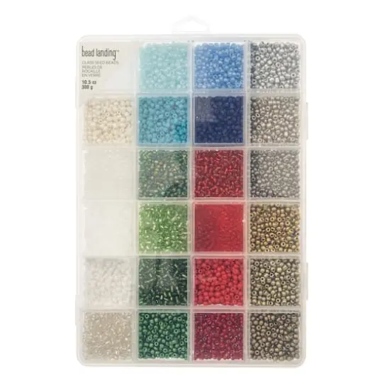 8/0 Multicolor Glass Seed Beads, 10.5oz. by Bead Landing&trade; {3}