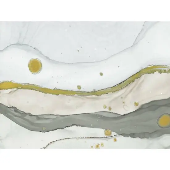 RoomMates Sea Foam Peel & Stick Wallpaper Mural Gray/Gold {1}