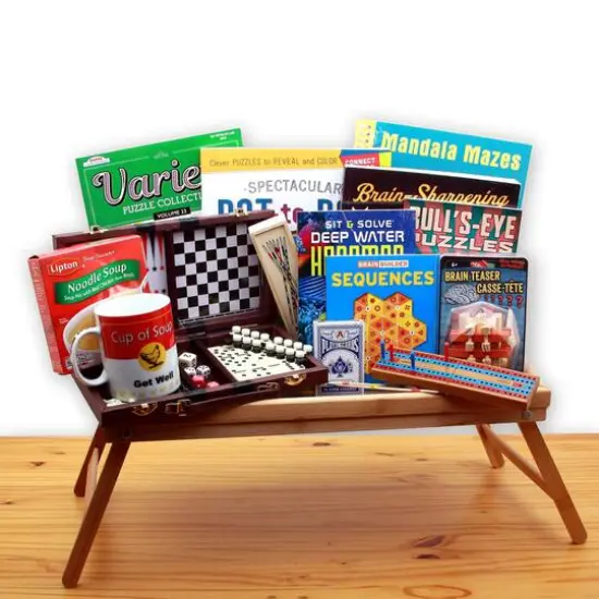 Rest & Recovery Get Well Activity Tray Gift Set {1}