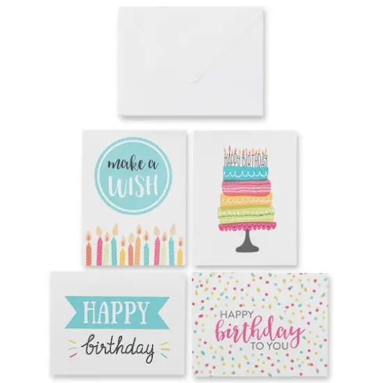 Happy Birthday Cards & Envelopes by Recollections&trade;, 4.25" x 5.5" {7}