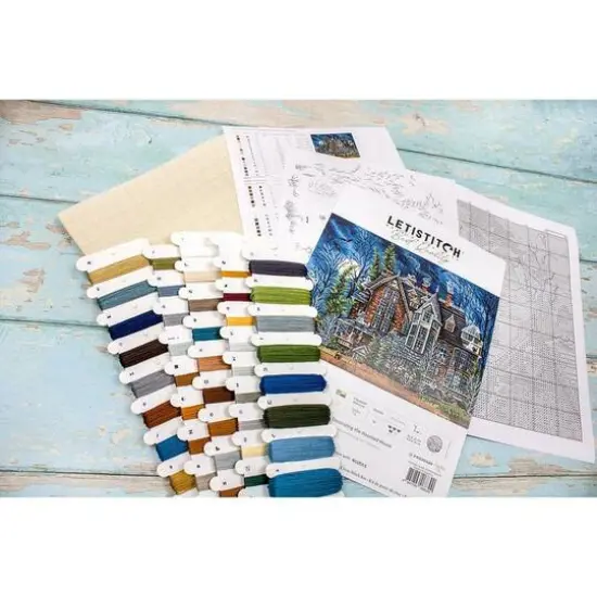 Letistitch Decorating the Haunted House Counted Cross Stitch Kit {4}