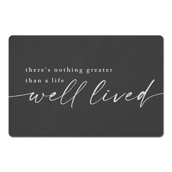Life Well Lived 18" x 27" Floor Mat {1}