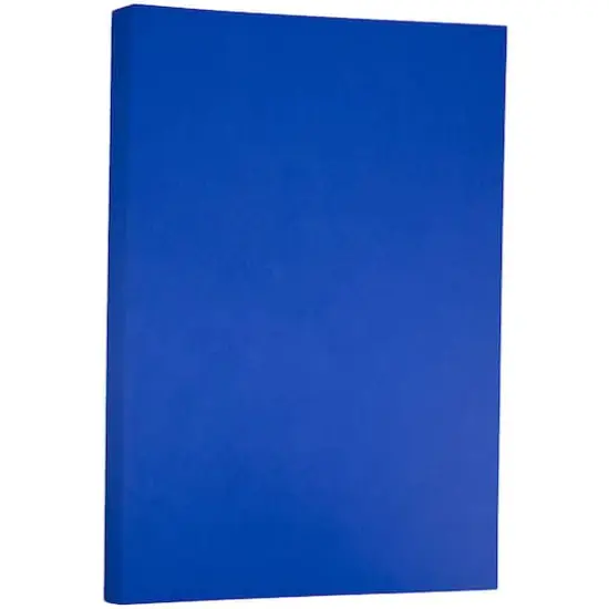 JAM Paper Presidential Blue Matte 11" x 17" 24lb. Tabloid Paper, 100 Sheets {1}