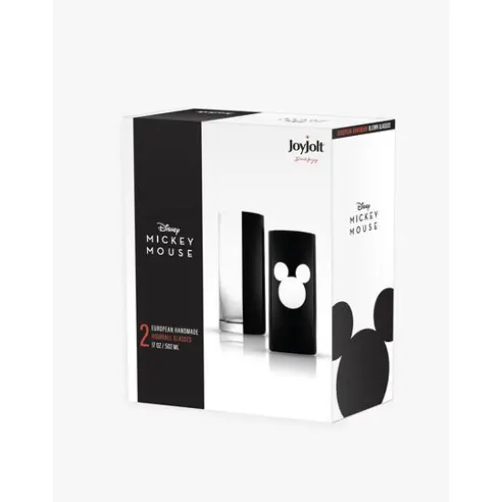 JoyJolt&reg; Disney&reg; 17oz. Luxury Mickey Mouse Crystal Highball Glass, 2ct. {6}