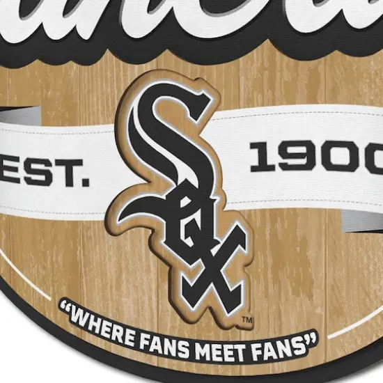 MLB Fan Cave Sign Chicago White Sox {6}