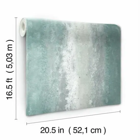 RoomMates Oxidized Metal Peel & Stick Wallpaper Blue {8}