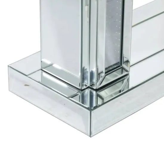 Silver Glam Wood Console Table, 32" x 48" {8}