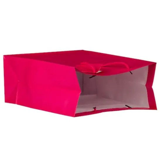 JAM Paper Large Matte Gift Bag, 3ct. Hot Pink {6}