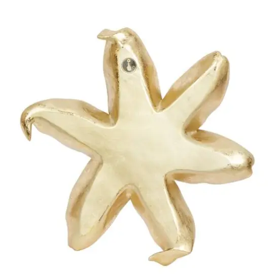 Set of 3 Gold Plastic Wall Decor 18", 14", 12" {7}