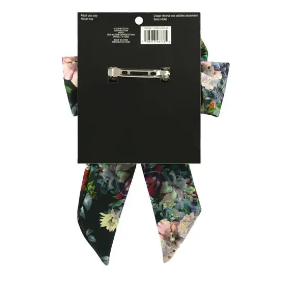 Black Floral Bow Hair Clip by Celebrate It&trade; {5}