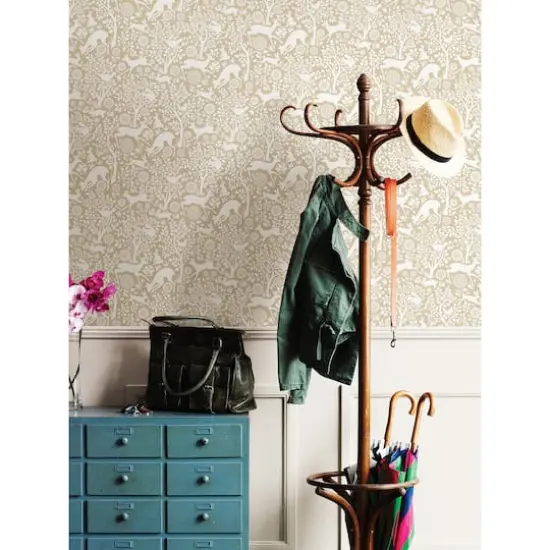 NuWallpaper Cream Merriment Peel & Stick Wallpaper {4}
