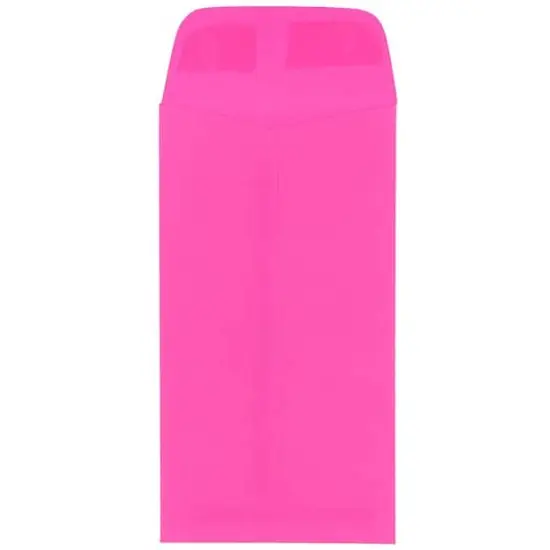 JAM Paper 3.5" x 6.5" Coin Business Envelopes, 50ct. Ultra Fuchsia {3}