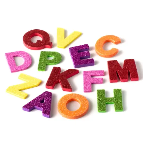 Creatology&trade; Foam Stickers, Glitter Alphabet {1}
