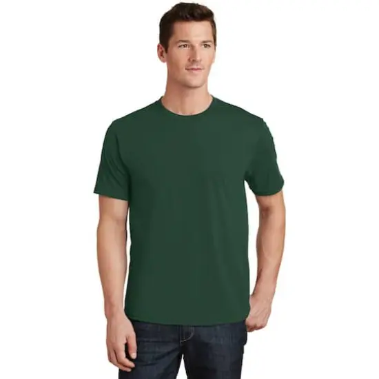 Port & Company® Darks Fan Favorite Unisex Adult T-Shirt Forest Green {4}