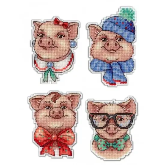 MP Studia Cute Piggies Cross Stitch Kit {1}