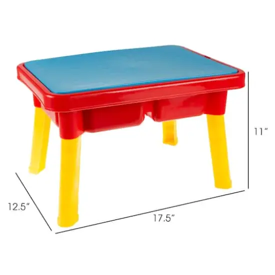 Toy Time Sensory Table with Lid & Toys {4}