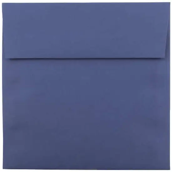 JAM Paper 5.5" x 5.5" Square Premium Invitation Envelopes, 25ct. Presidential Blue {1}
