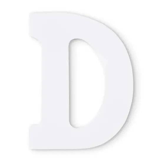 9" White MDF Whimsy Letter by Make Market&reg; {1}