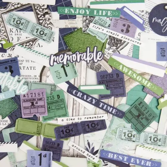 49 and Market ARToptions Viken Cardstock Ephemera Bits {4}