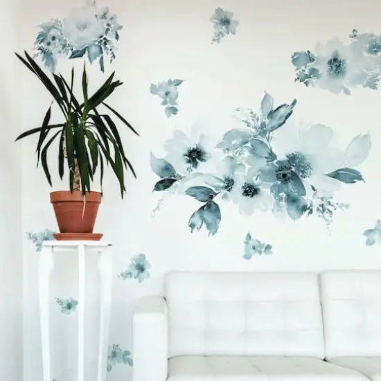 RoomMates Watercolor Floral Peel & Stick Giant Wall Decals {3}