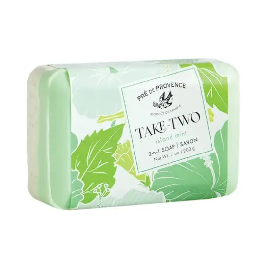 European Soaps Take Two Bars, 200g Island Mint {1}