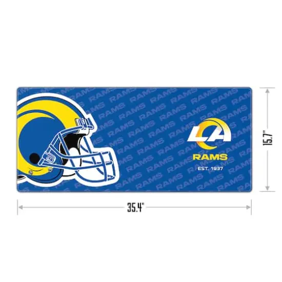 Logo Series Desk Pad Los Angeles Chargers {4}