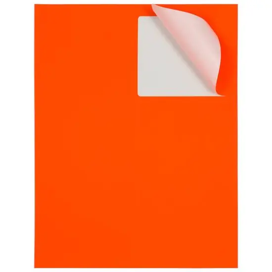 JAM Paper Adhesive Shipping Labels, 3.33" x 4" Neon Red {5}