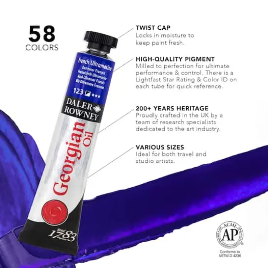 Daler-Rowney&reg; Georgian 6 Color Oil Paint Starter Set {4}