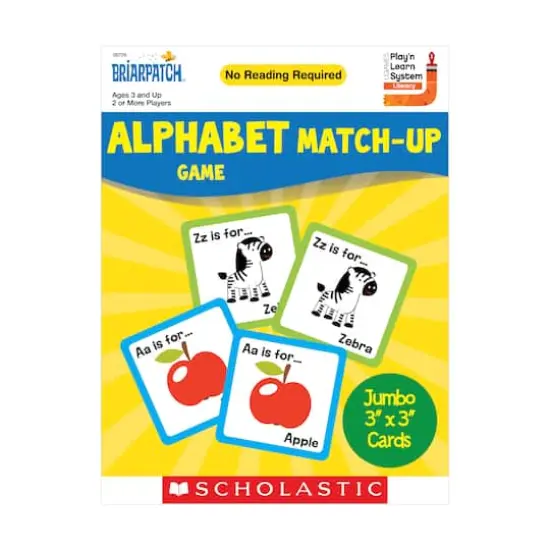 Scholastic Alphabet Match-Up Game {3}