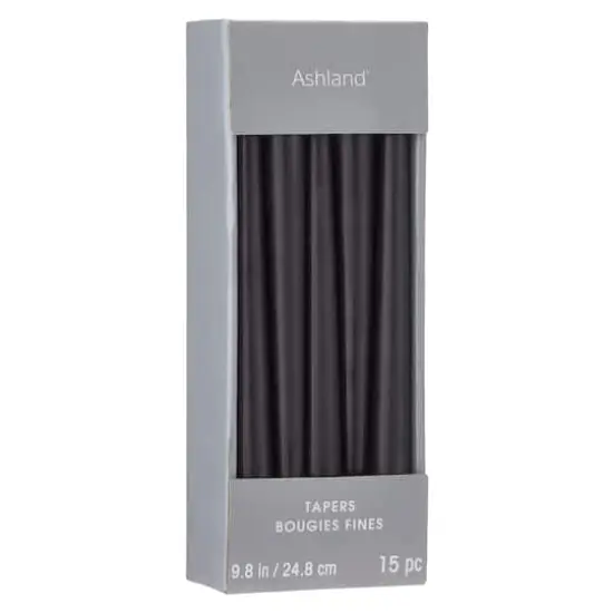 Basic Elements&trade; Black Unscented Taper Party Pack By Ashland&reg; {4}