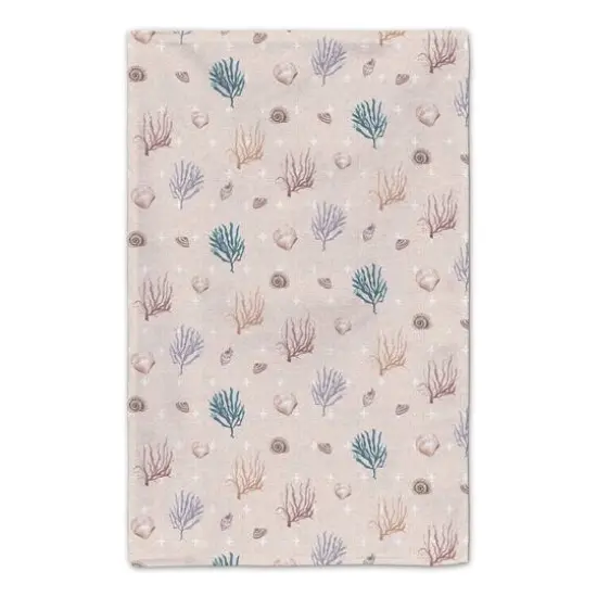 Welcome To The Beach House Tea Towel Set Blush/White {6}