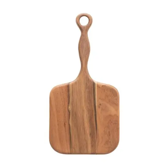 Hello Honey&reg; Acacia Wood Cutting Board with Long Handle {1}