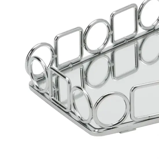 Home Details Circles & Squares Vanity Mirror Tray {7}