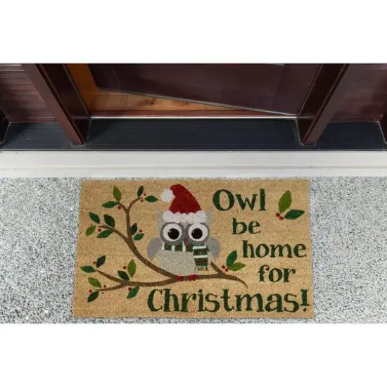 DII&reg; Owl Be Home For Christmas Doormat {3}