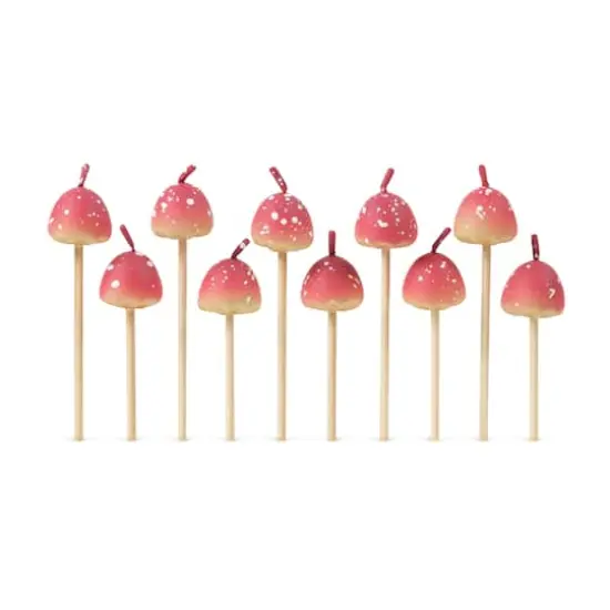Fred&reg; Woodland Wicks&trade; Mushroom Party Candles, 10ct. {3}