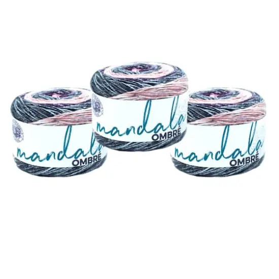 3 Pack Lion Brand&reg; Mandala Ombre Yarn Felicity {1}