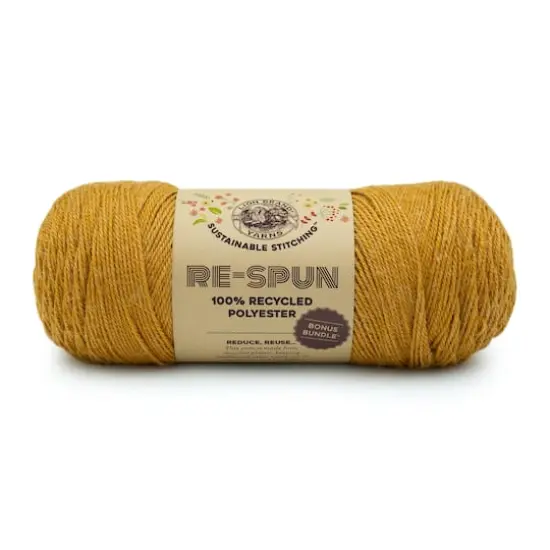 Lion Brand&reg; Sustainable Stitching&trade; Bonus Bundle&reg; Re-Spun Yarn Cornsilk {1}