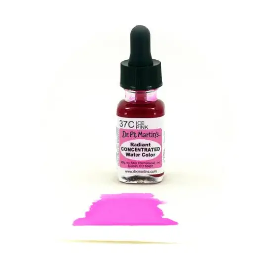Dr. Ph. Martin's&reg; Radiant Concentrated Watercolor, 0.5oz. 37C Ice Pink {4}