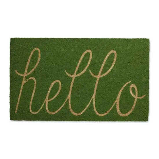 DII&reg; Hello Doormat Green Apple {2}