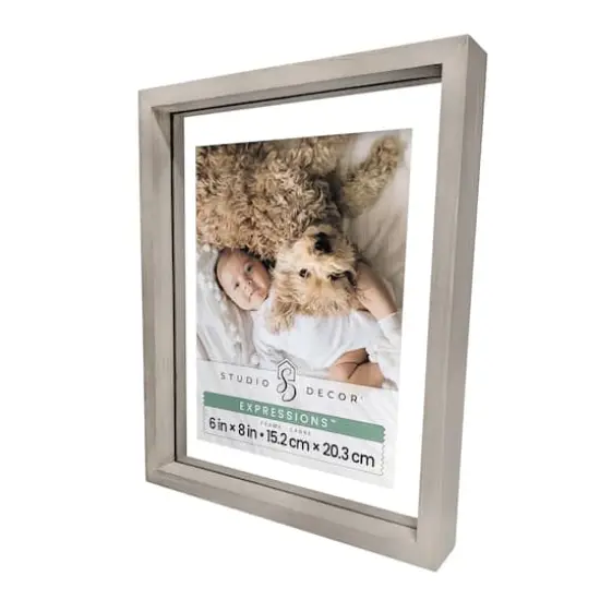 Expressions&trade; Gray Deep Float Frame by Studio D&eacute;cor&reg; {7}
