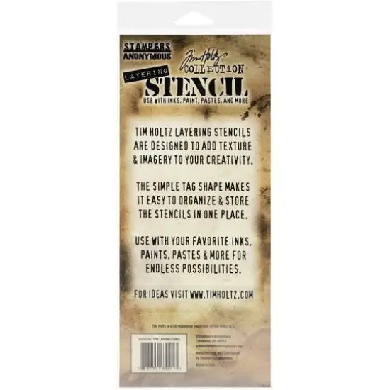 Stampers Anonymous Tim Holtz&reg; Halftone Layered Stencil {3}