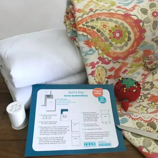 Poly-Fil&reg; 12lb. Weighted Blanket Insert {6}