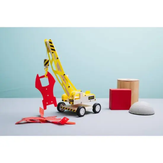 Red Toolbox Stanley Jr Build Your Own Lifting Crane Kit {5}