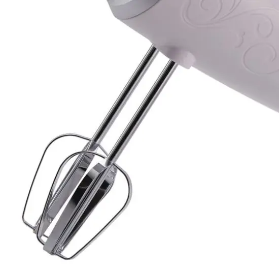 Brentwood White Lightweight 5-Speed Electric Hand Mixer {8}