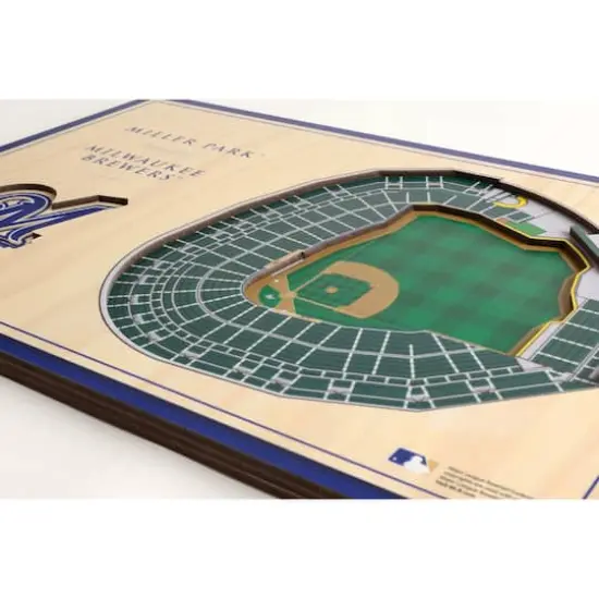 Baseball 3D StadiumViews Desktop Display Milwaukee Brewers {5}