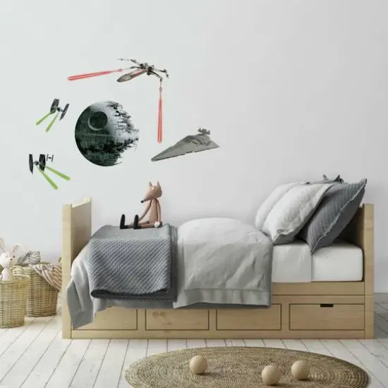 RoomMates Star Wars Classic Space Ships Peel & Stick Giant Decals {4}