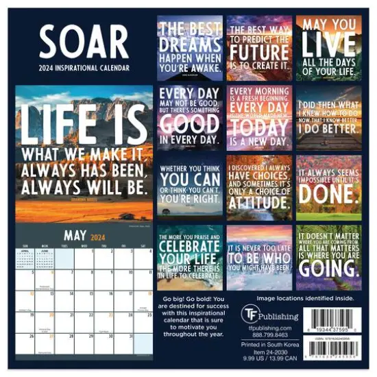 TF Publishing 2024 Soar Mini Calendar {3}