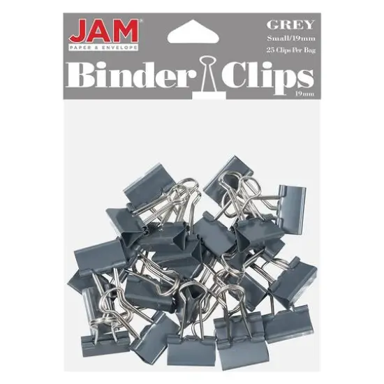 JAM Paper 3/4" Binder Clips, 25ct. Teal {2}