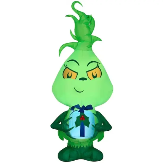 4ft. Airblown&reg; Inflatable Christmas Little Grinch {1}